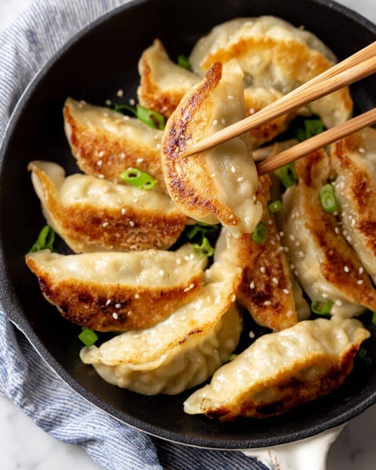 Fried Korean Dumplings (Yaki Mandu) Recipe