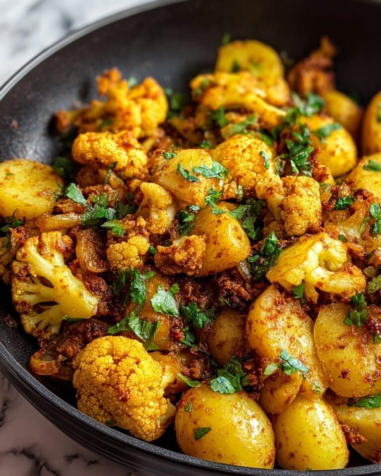 Indian Spiced Aloo Gobi (Potatoes and Cauliflower) Recipe