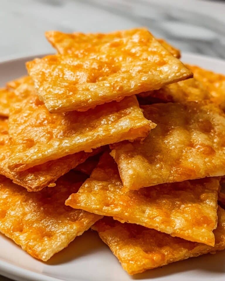 Rice Krispie Cheddar Crackers Recipe