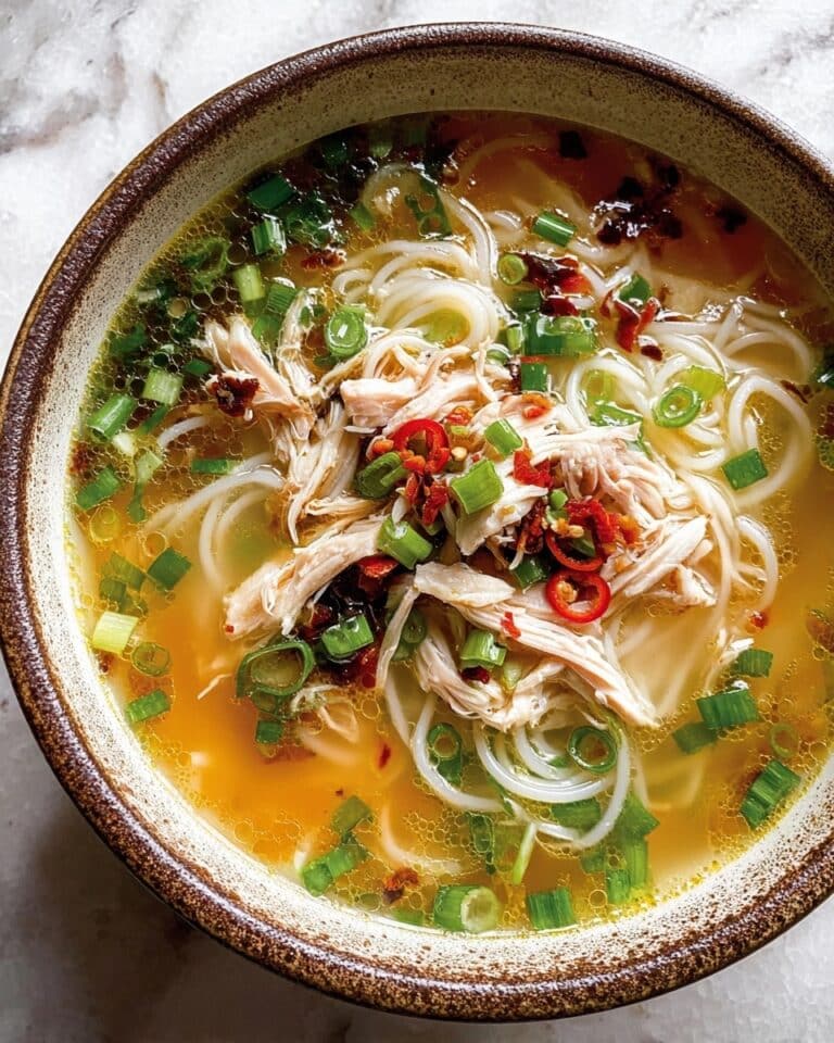 Ginger Garlic Chicken Noodle Soup Recipe