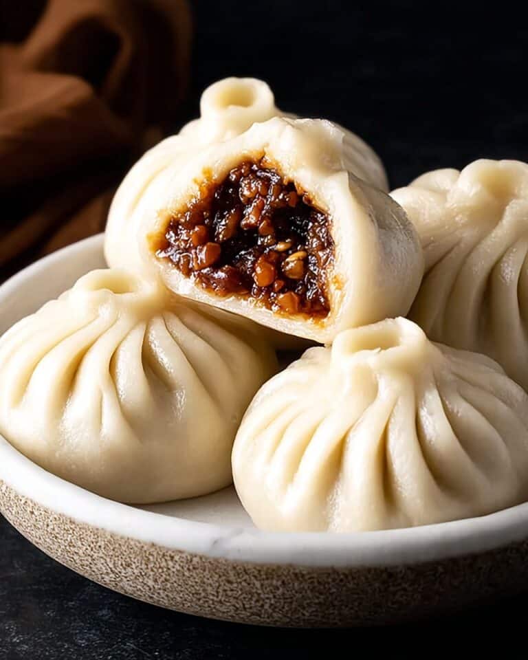Homemade Chinese BBQ Pork Steamed Buns Recipe