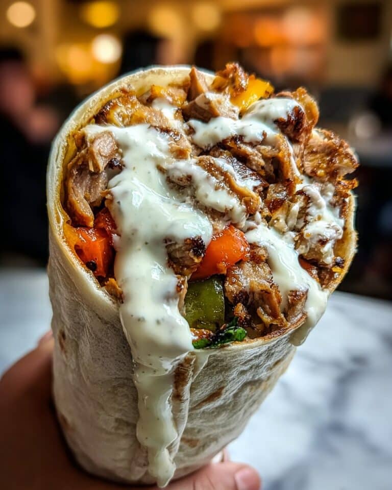 Irresistible Chicken Shawarma with Creamy Garlic Sauce Recipe