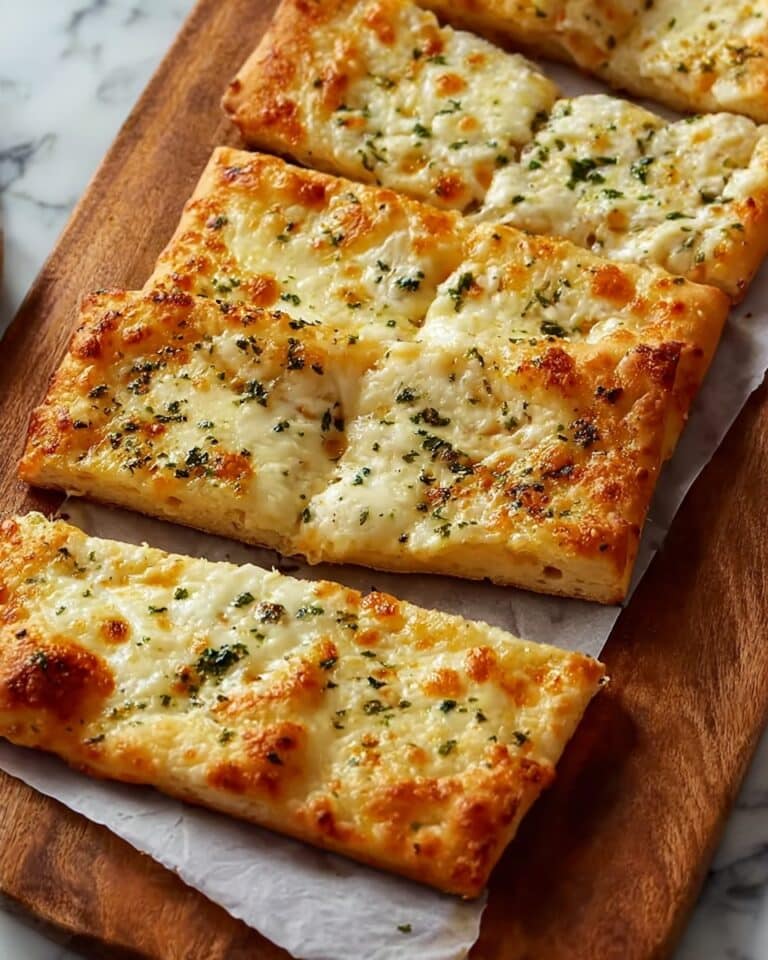 Garlic Flatbread Pizza Recipe