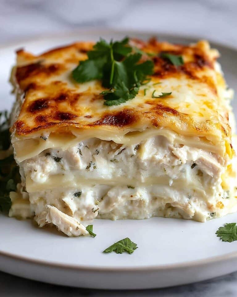 Simple Hatch Green Chile Chicken Lasagna Recipe