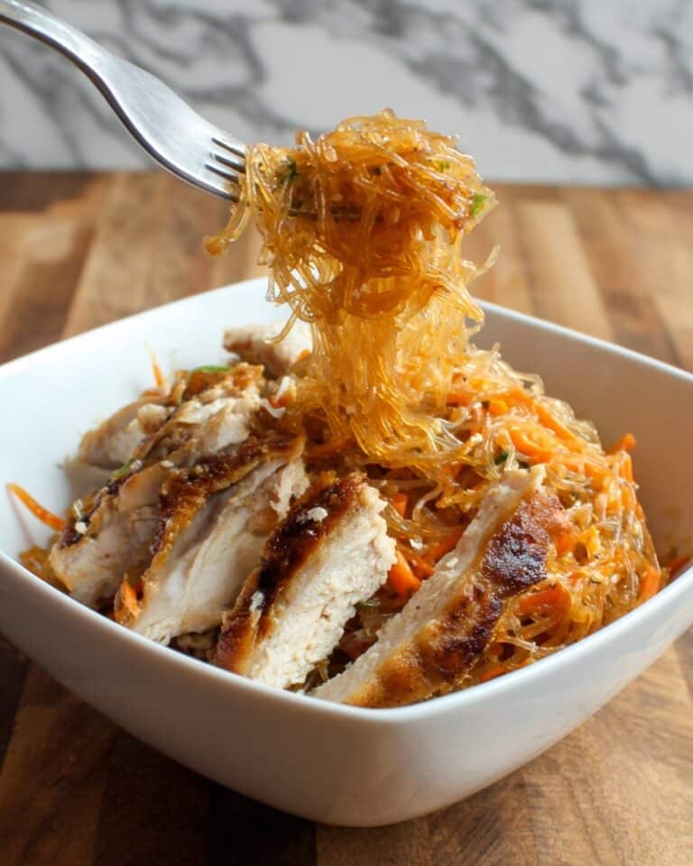 Spaghetti Squash Chow Mein with Chicken Recipe