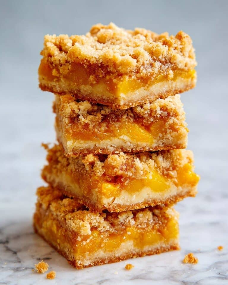 Mango Oatmeal Crumble Bars Recipe