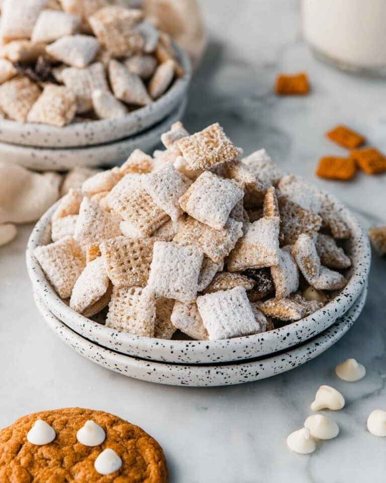 Biscoff Cookie Butter Muddy Buddies Recipe