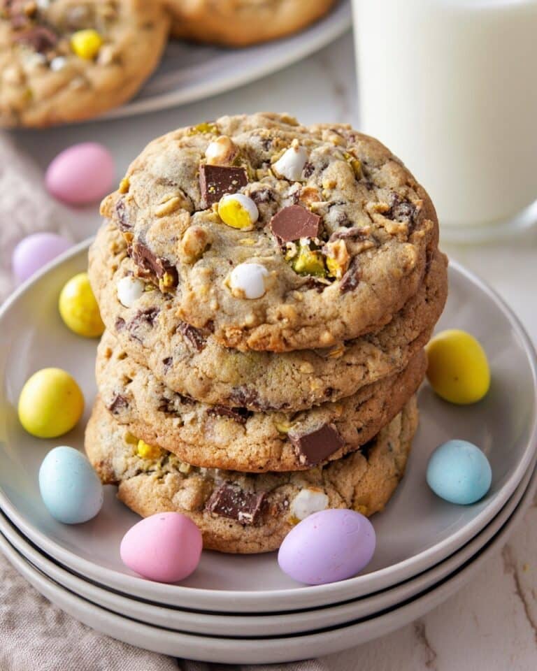 Easy Cadbury Egg Cookies Recipe