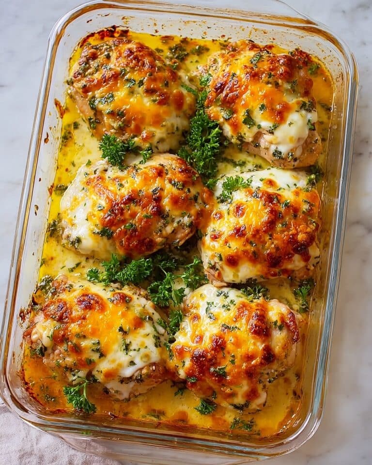 Keto Baked Cheesy Ranch Chicken Thighs Recipe
