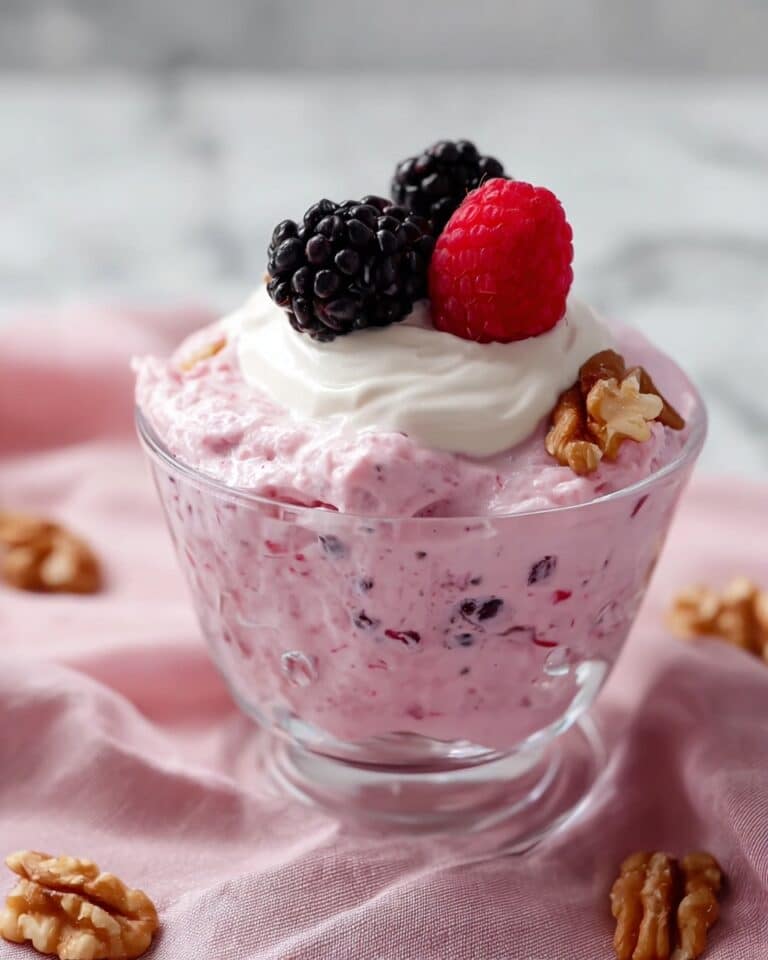 Rich Walnut Berry Jello Salad Recipe