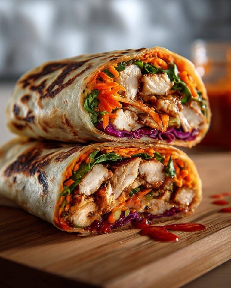 Sweet Chili Chicken Wraps – Quick, Crunchy & Sweet-Heat Delicious Recipe