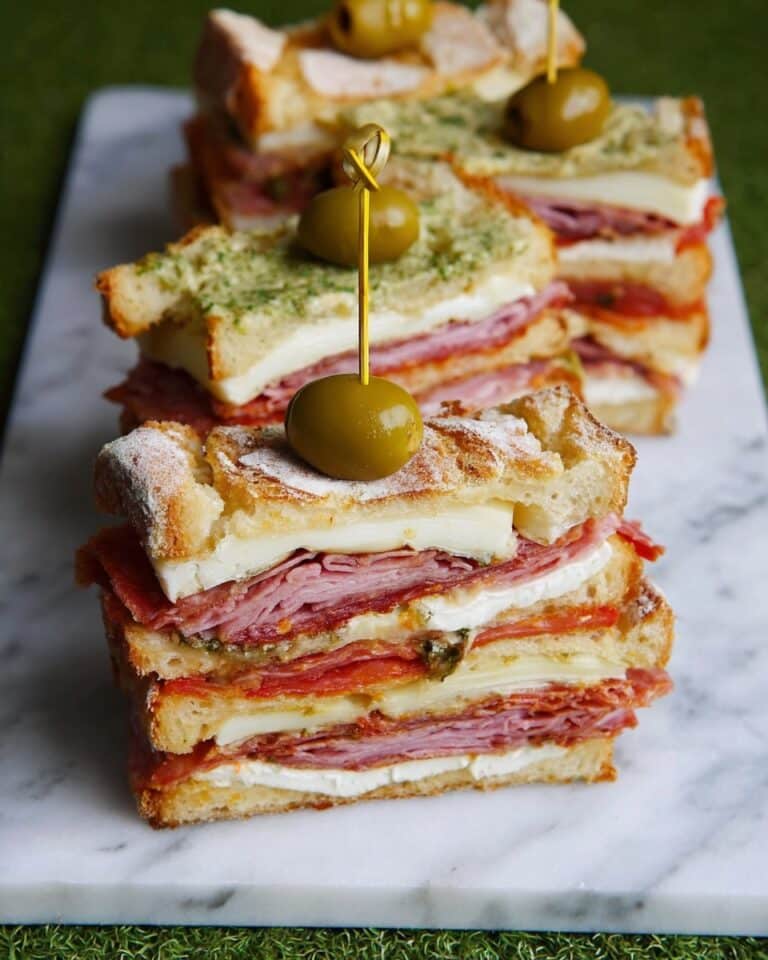 New Orleans Style Muffaletta Sandwich Bites Recipe