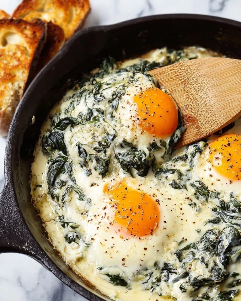 Baked Eggs Florentine Recipe