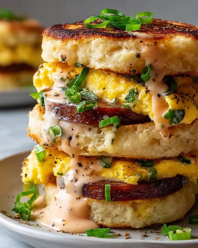 Spicy Chipotle Egg Breakfast Sandwiches Recipe
