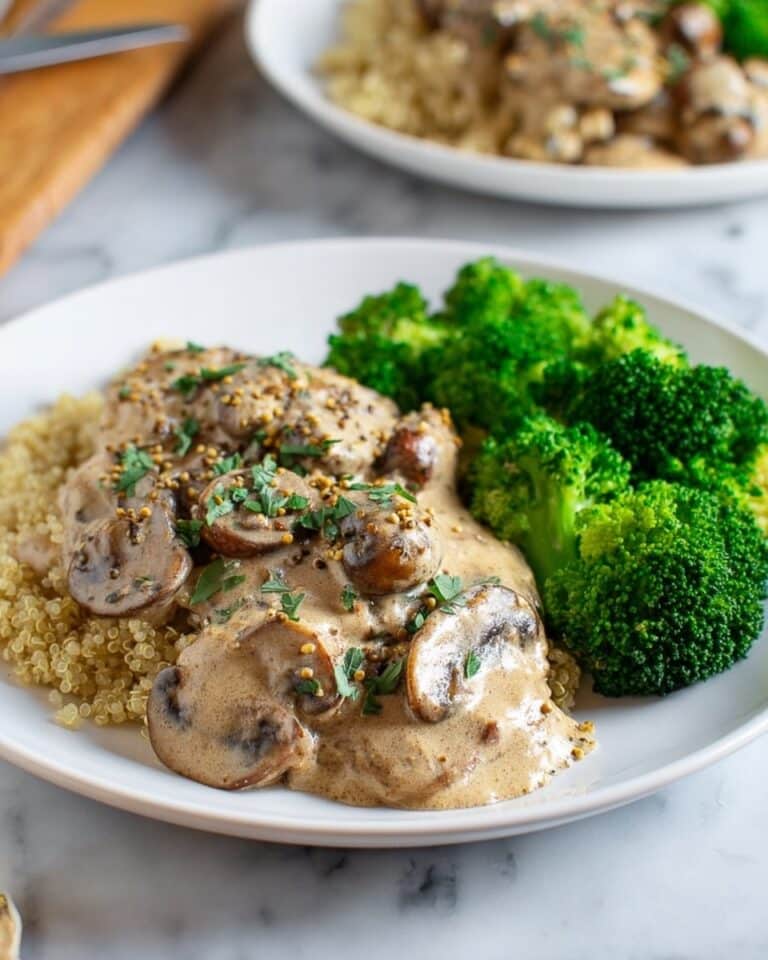 Mushroom Asiago Chicken Recipe