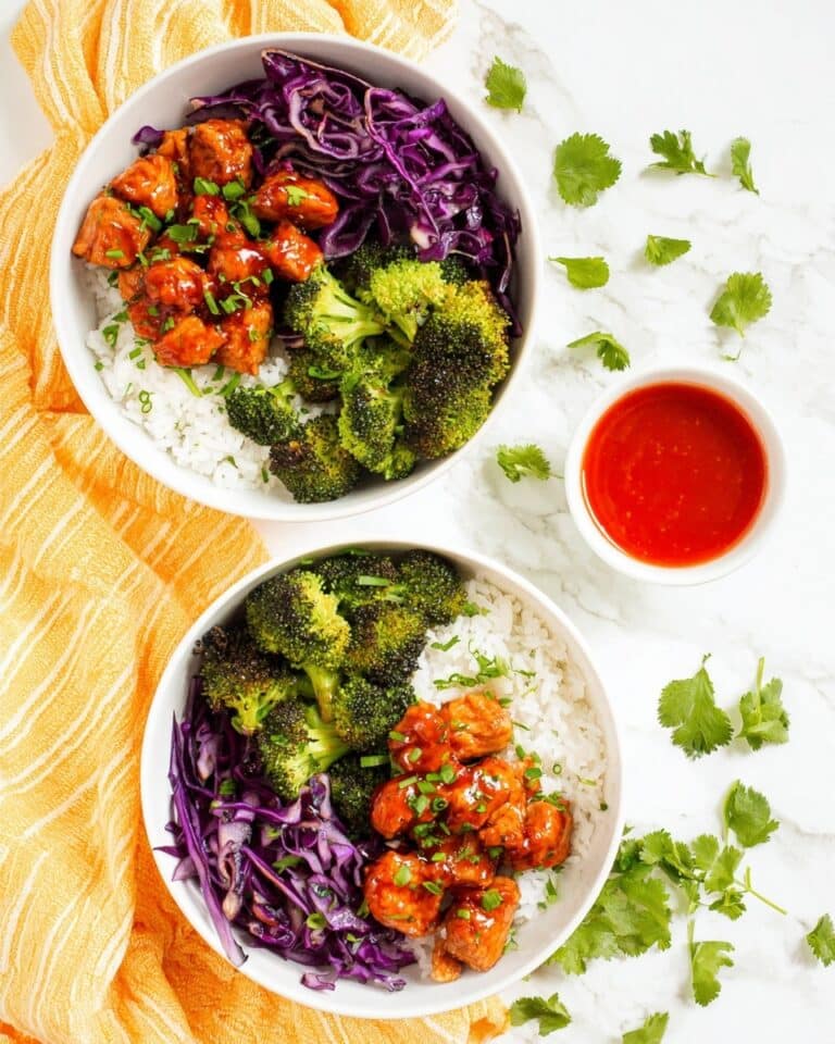 Hot Honey Chicken & Rice Bowl Recipe