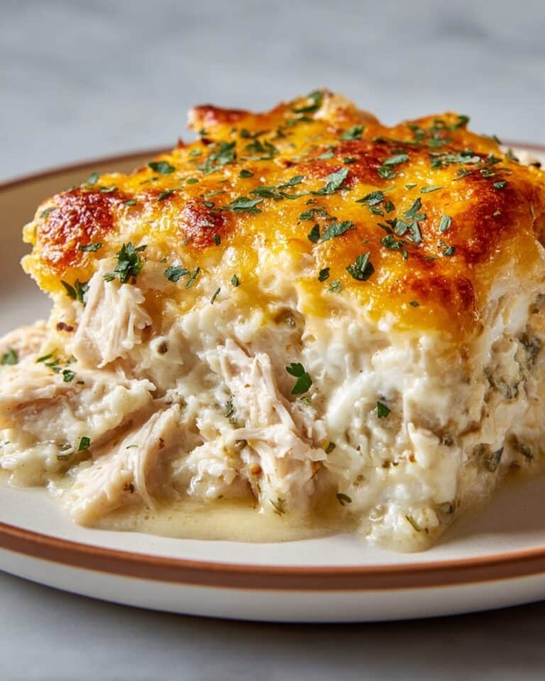 Creamy Chicken Cauliflower Rice Casserole That’s Light Yet Comforting Recipe