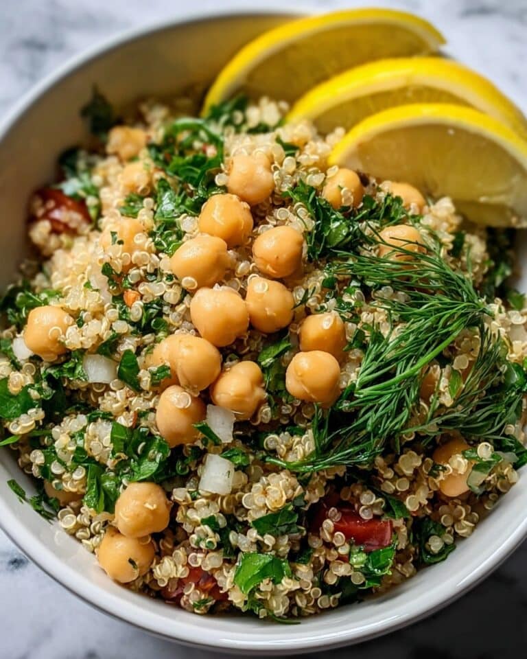 Lemon Herb Quinoa with Chickpeas Recipe
