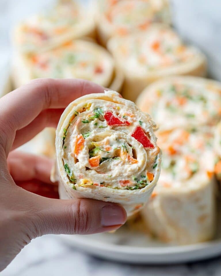 Veggie Pizza Pinwheels Recipe
