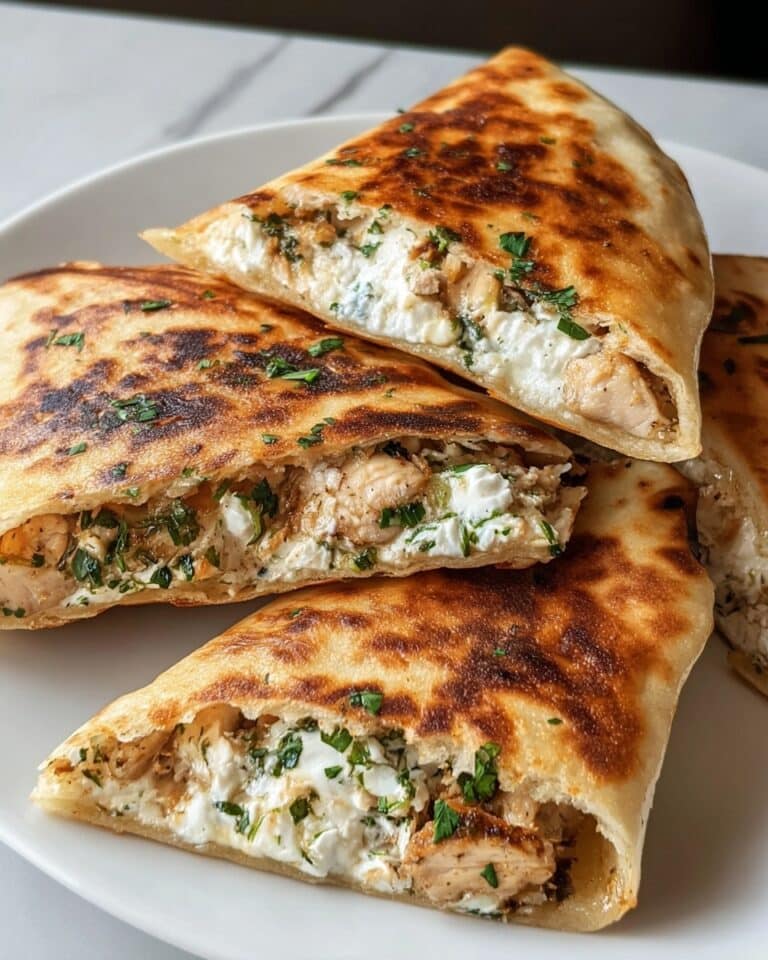 Crispy Pita with Chicken & Feta Recipe