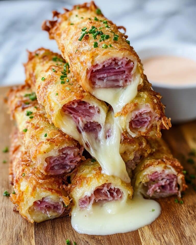 Keto Crispy Reuben Roll-Ups Recipe