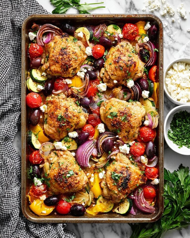 Greek Sheet Pan Chicken Recipe